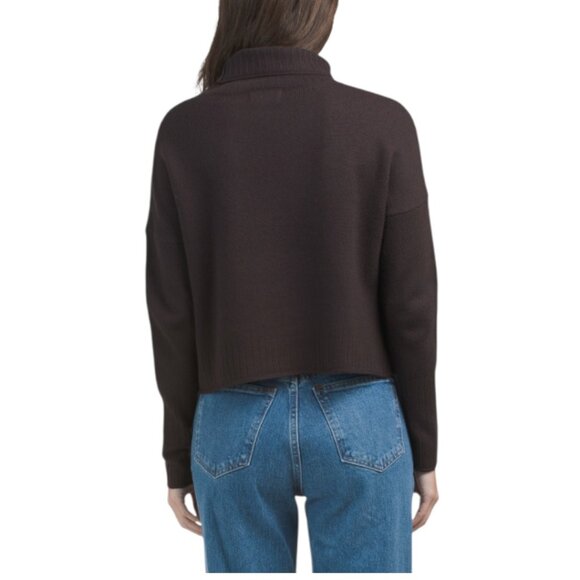 RACHEL ZOE Extrafine Merino Wool Drop Shoulder Sweater - Picture 2 of 2